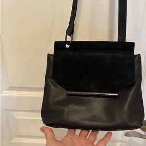 Halston Heritage Sleek Black‎ Messenger Bag